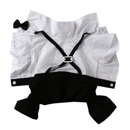 Handsome Stylish Pet Suit with Bow Tie