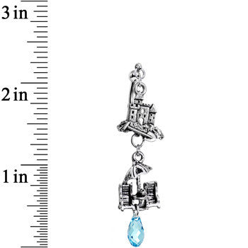 Beachy Keen Double Mount Belly Ring Created with Crystals