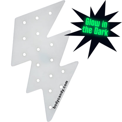 Glow in the Dark Lightning Travel Flat Back Earring Palette