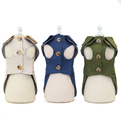 British Style Pet Jacket Coat