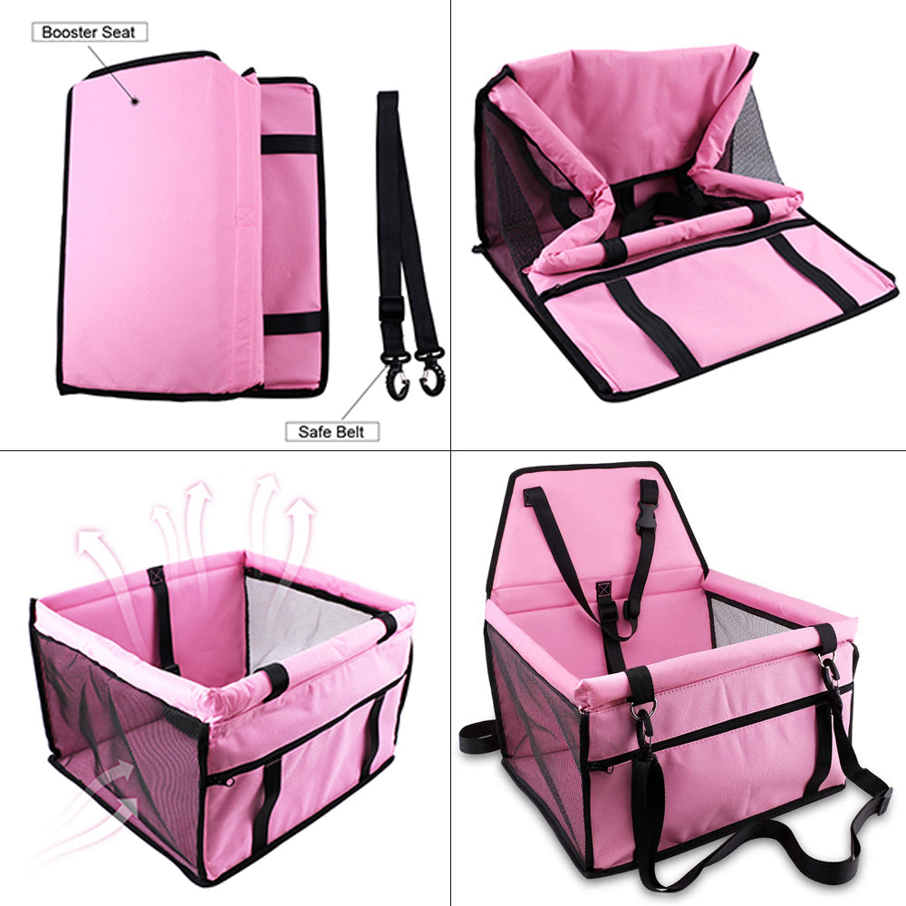 Dog Safety Mesh Travel Carrier Basket