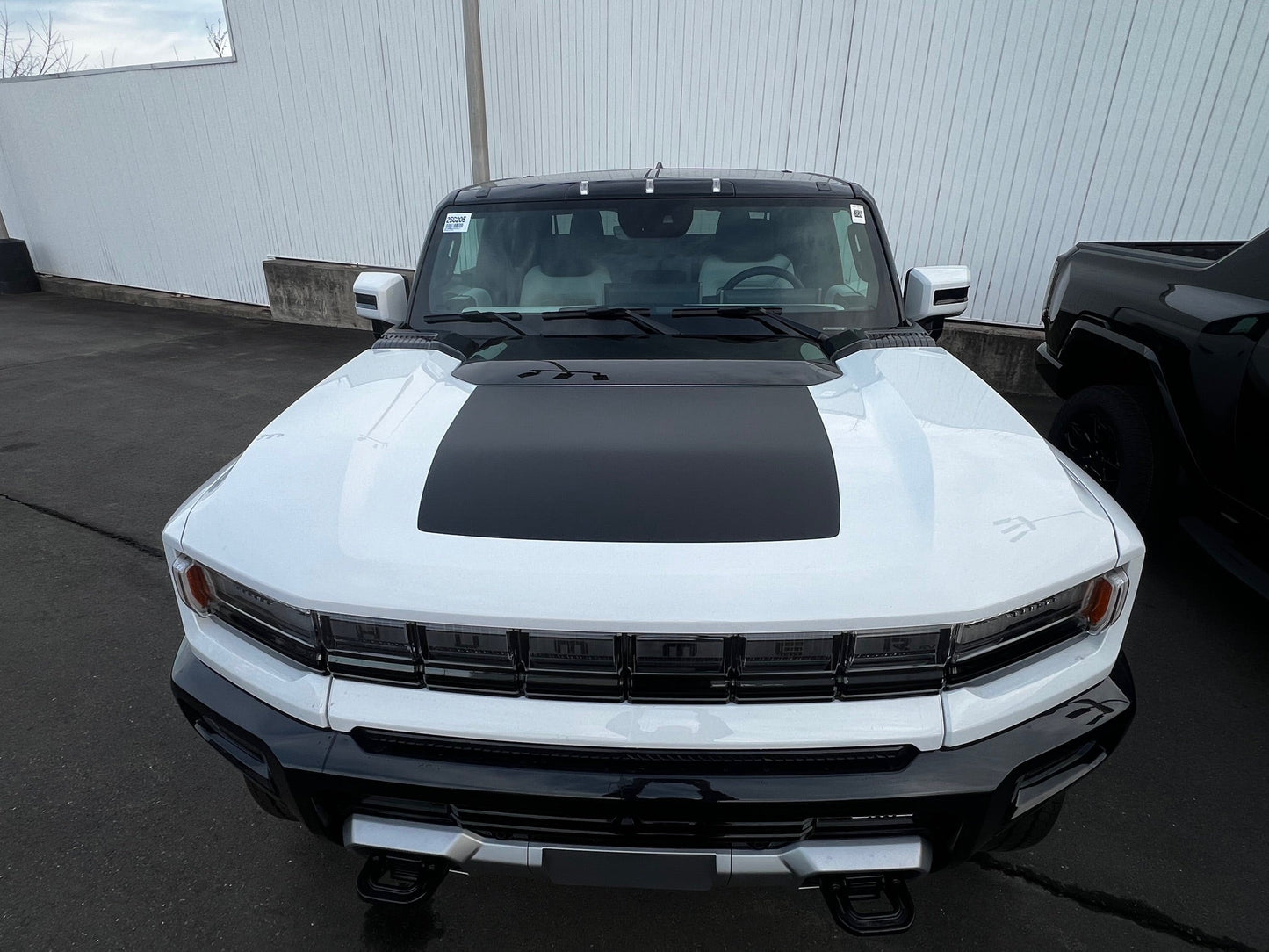 Center Hood Decal For The 2024-2025 GMC Hummer EV
