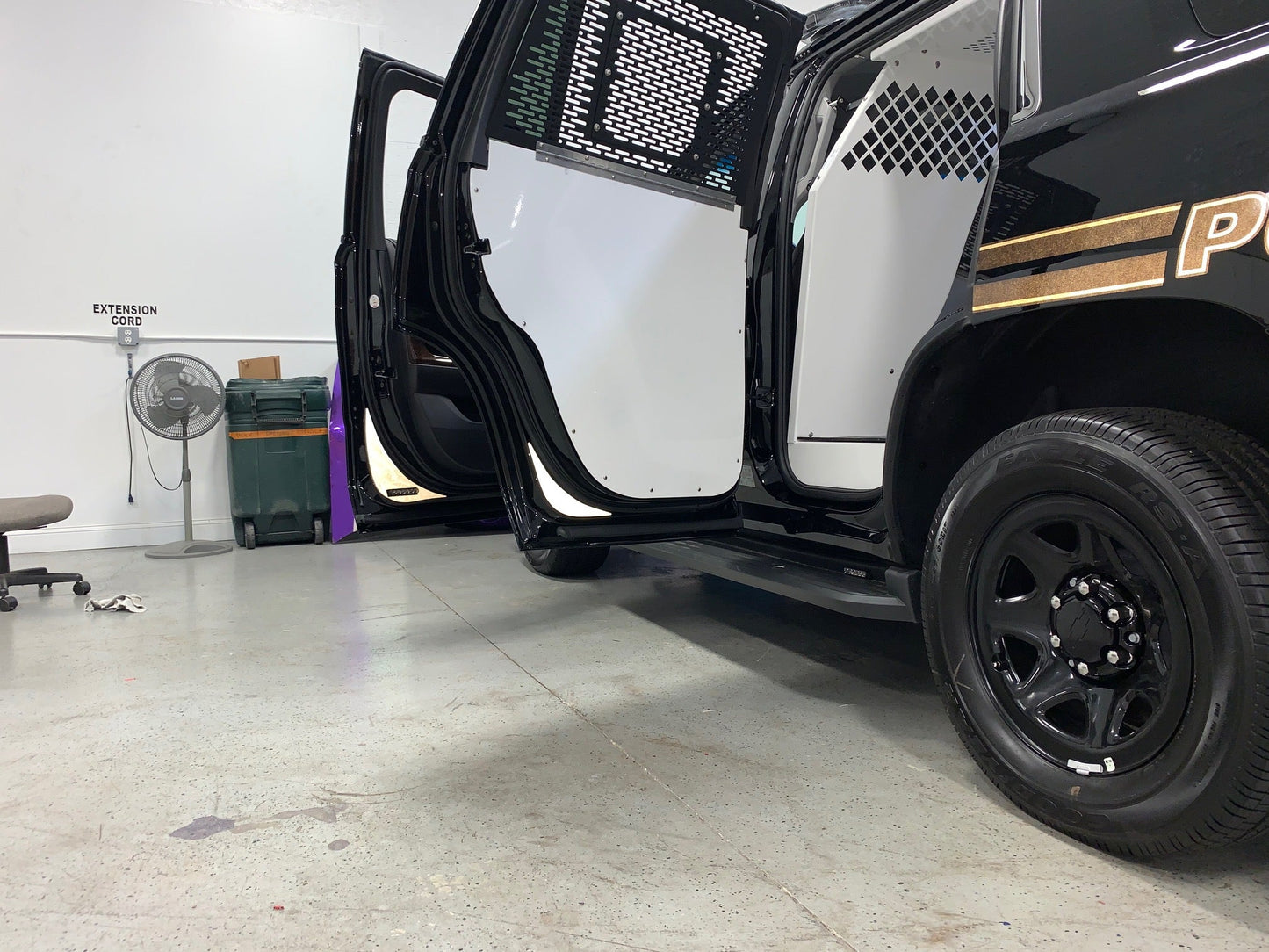 Reflective Safety Front and Rear Door Inserts for 2015 - 2020 Chevrolet Tahoe