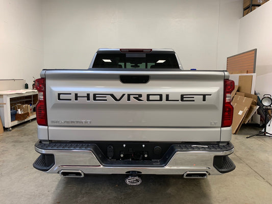 Tailgate Word Inserts for 2019-2024 Chevrolet Silverado