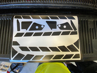 Reflective Safety Front and Rear Door Inserts for 2015-2020 Ford F150-550