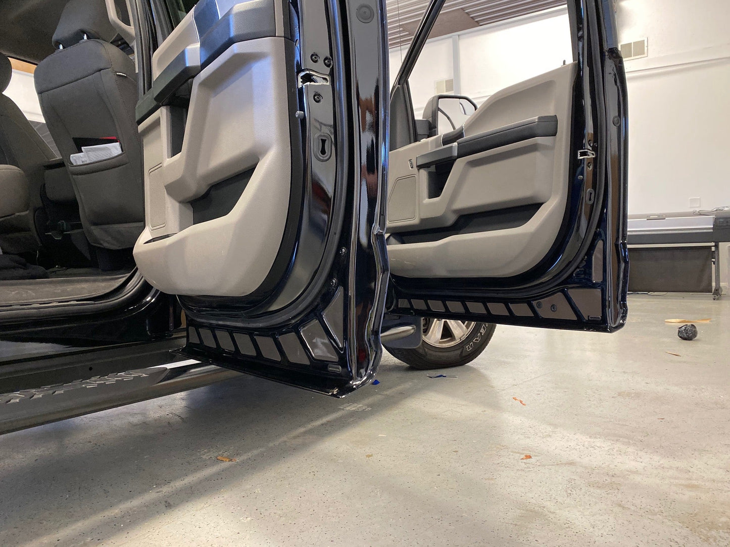 Reflective Safety Front and Rear Door Inserts for 2015-2020 Ford F150-550