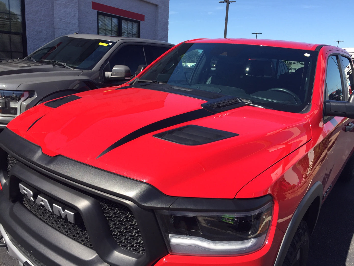 Hood Spear Decals for 2009-2021 Dodge Ram 1500