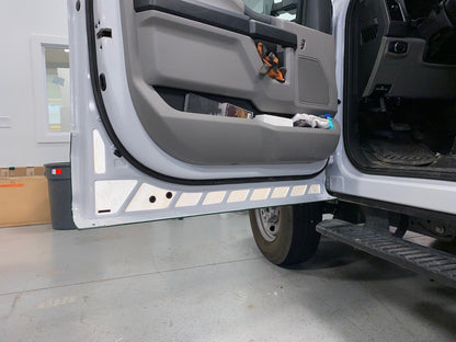 Reflective Safety Front and Rear Door Inserts for 2015-2020 Ford F150-550