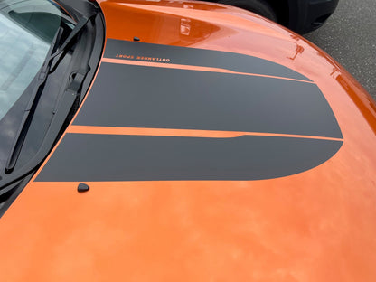 Hood Decal Cover for 2024-2025 Mitsubishi Outlander Sport