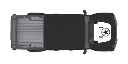 Military Star Hood Decal Cover for 2018-2021 Jeep Gladiator