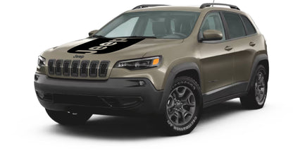 Hood "Jeep" Decal Cover for 2014-2019 Jeep Cherokee Trailhawk