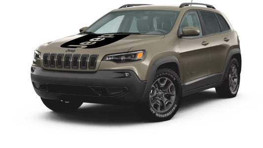 Hood "Jeep" Decal Cover for 2014-2019 Jeep Cherokee Trailhawk