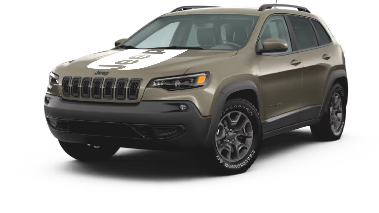 Hood "Jeep" Decal Cover for 2014-2019 Jeep Cherokee Trailhawk