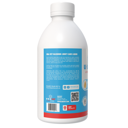 UBAVET Joint Power MEG Maximum Joint Support Liquid for Dogs & Cats