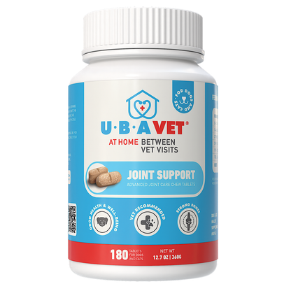 UBAVET Joint Support Advanced Joint Care Chew Tablets for Dogs & Cats