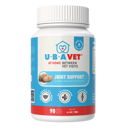 UBAVET Joint Support Advanced Joint Care Chew Tablets for Dogs & Cats