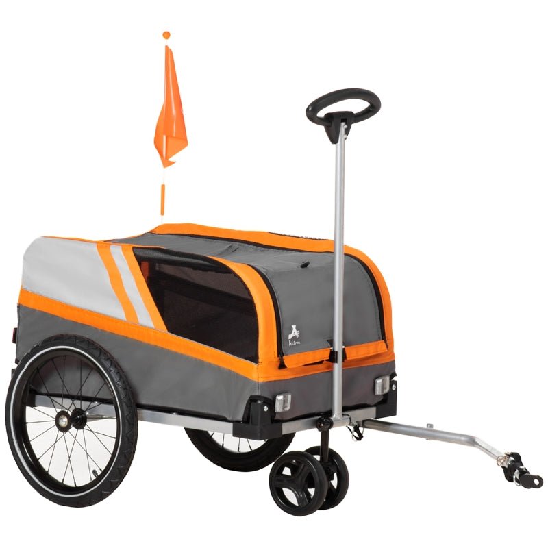 Pet Bike Trailer 2 - in - 1 Travel Stroller - Jaico Online Shop