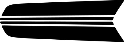 Hood Bonnet Stripe Decals for 2008-2016 Mini Cooper