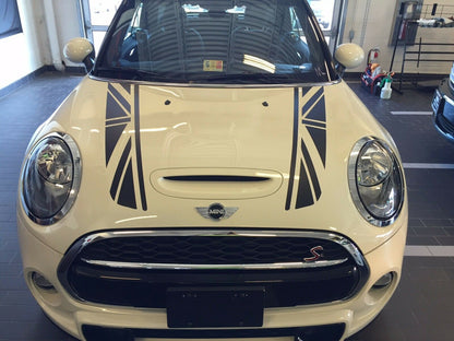 Hood "British Flag" Spear Decals for 2008-2016 Mini Cooper SPT