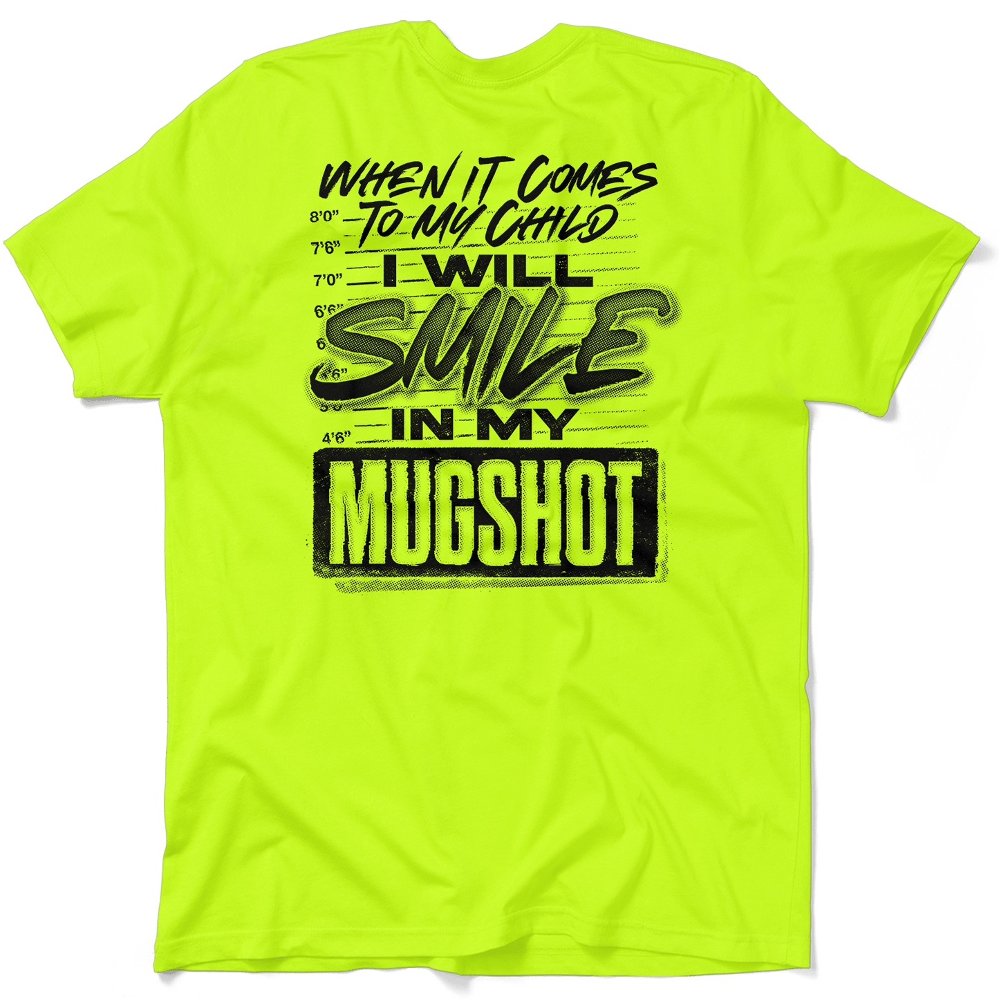 Mugshot - Safety Yellow T-Shirt