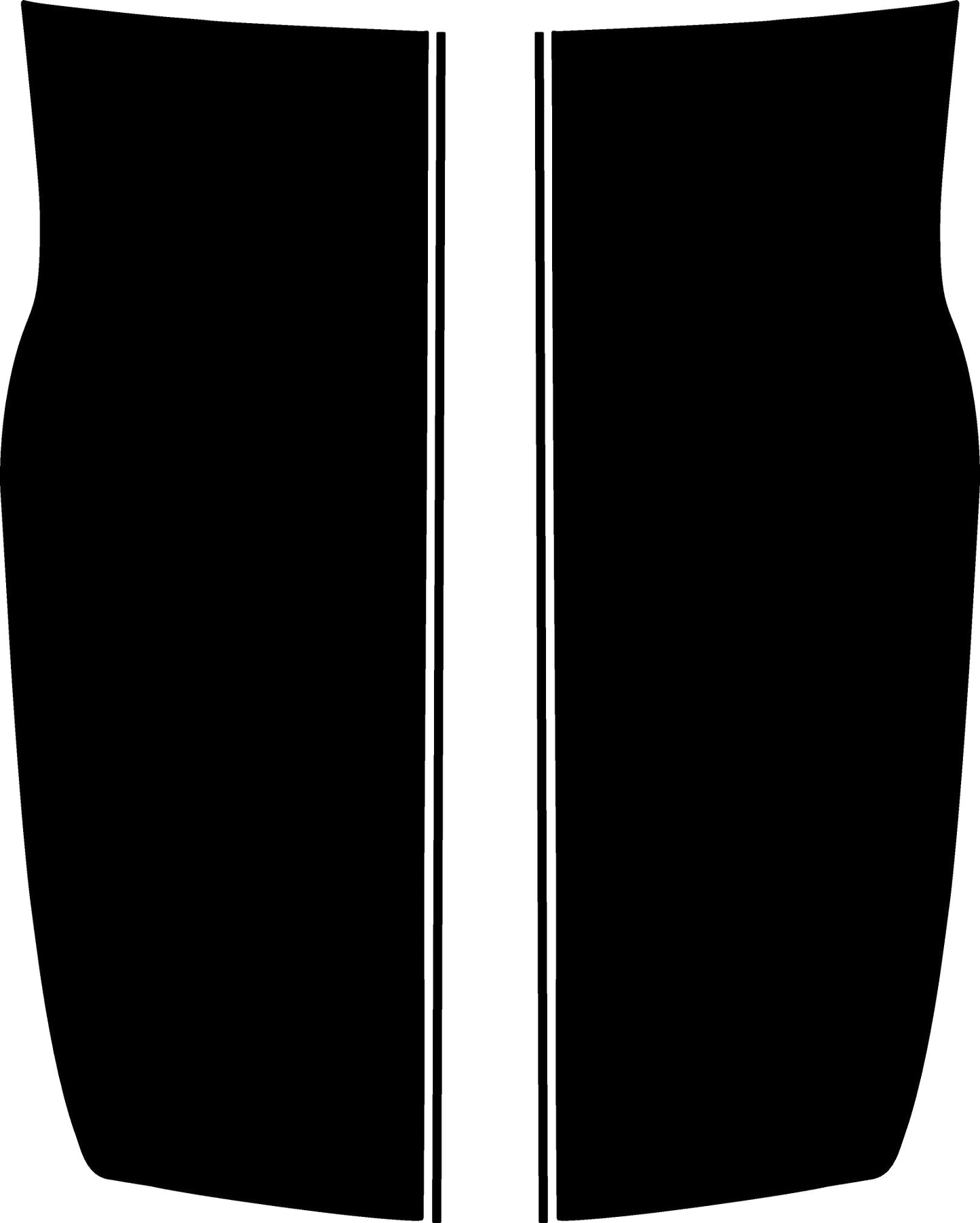 OE Style Hood Stripe Decals for 2019-2024 Chevrolet Silverado