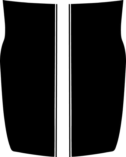 OE Style Hood Stripe Decals for 2019-2024 Chevrolet Silverado