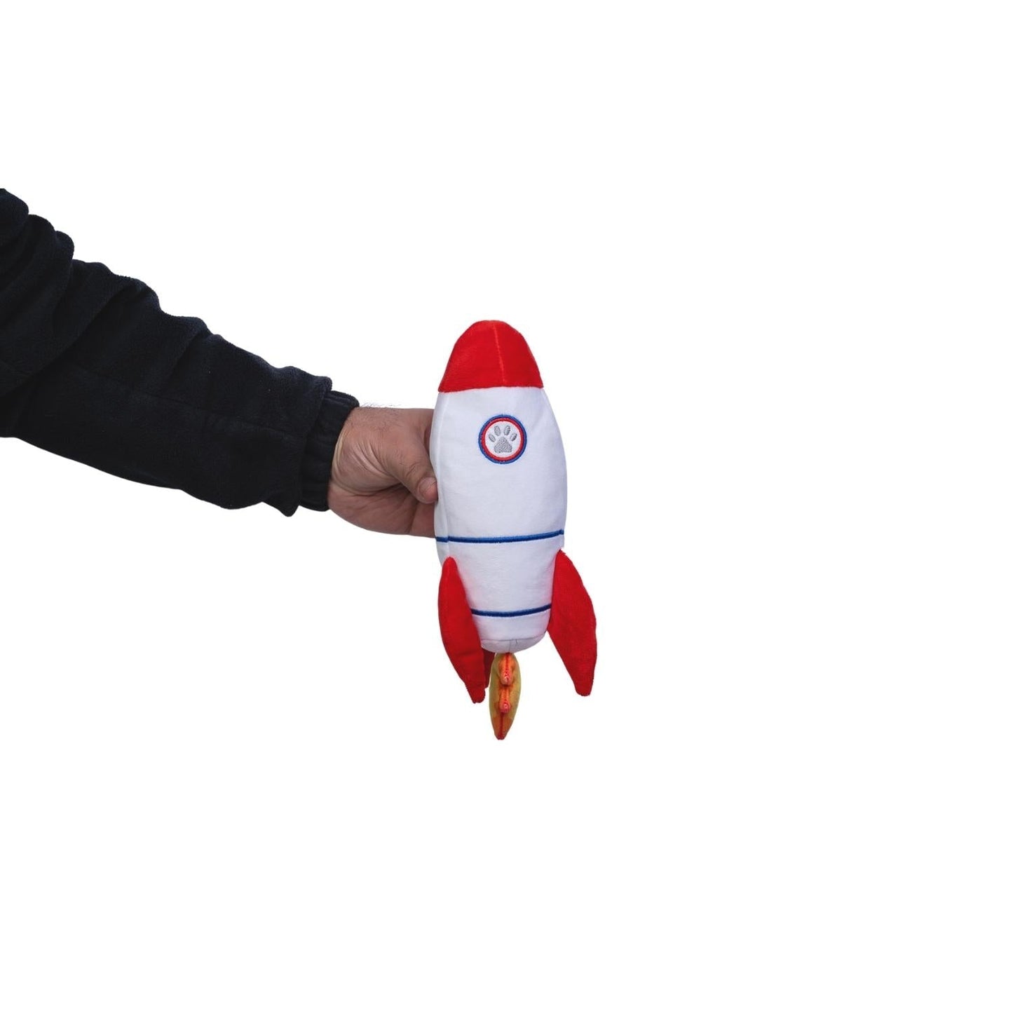 Space Alien & Rocket Plush Dog Toy Gift Set – with Squeaker & Crinkle Paper for Fun Play