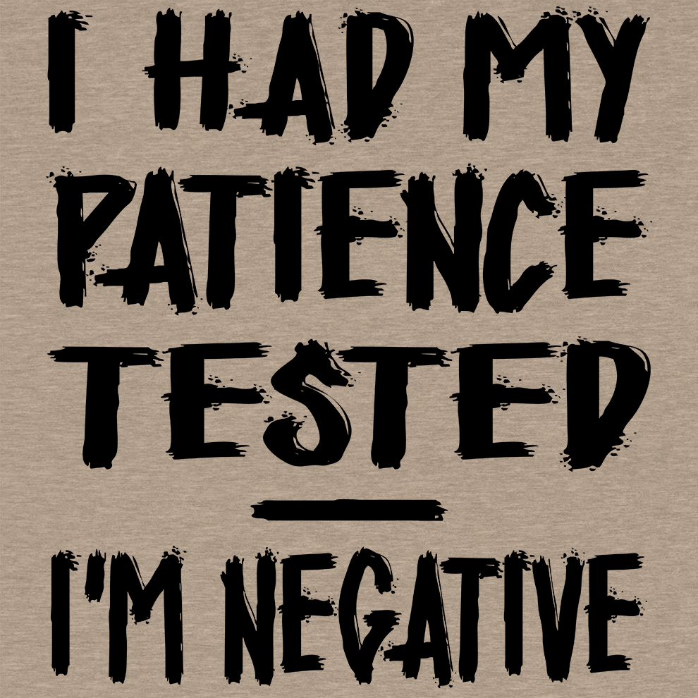 Patience - Safety Yellow T-Shirt