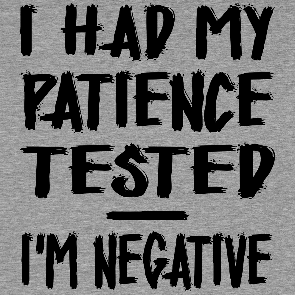 Patience - Safety Yellow T-Shirt