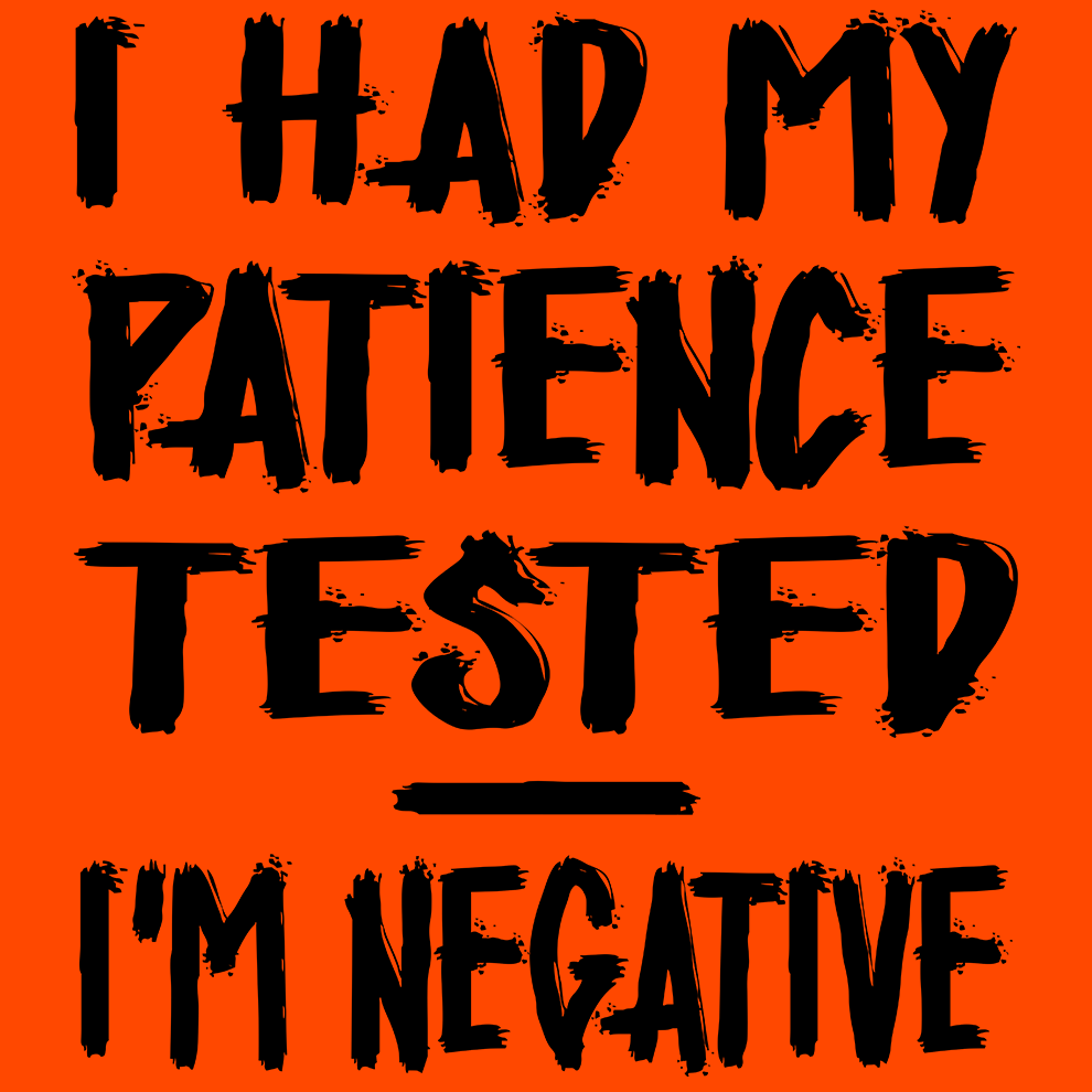 Patience - Safety Yellow T-Shirt