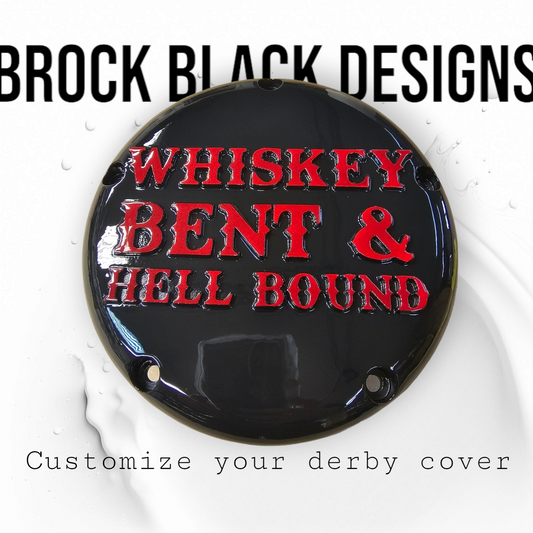 3D whiskey bent and hell bound derby cover