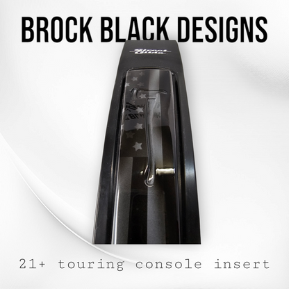 21+ Axe recessed American Flag Console insert