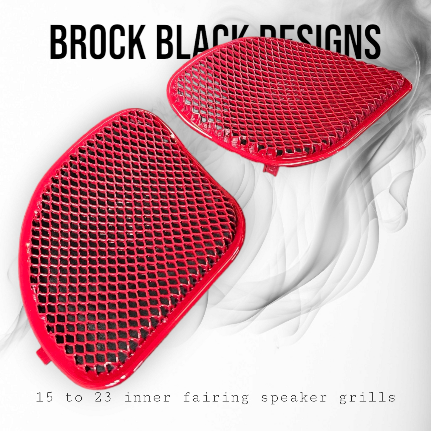 98-2024 Road Glide 3D dragon scales speakers grill covers set