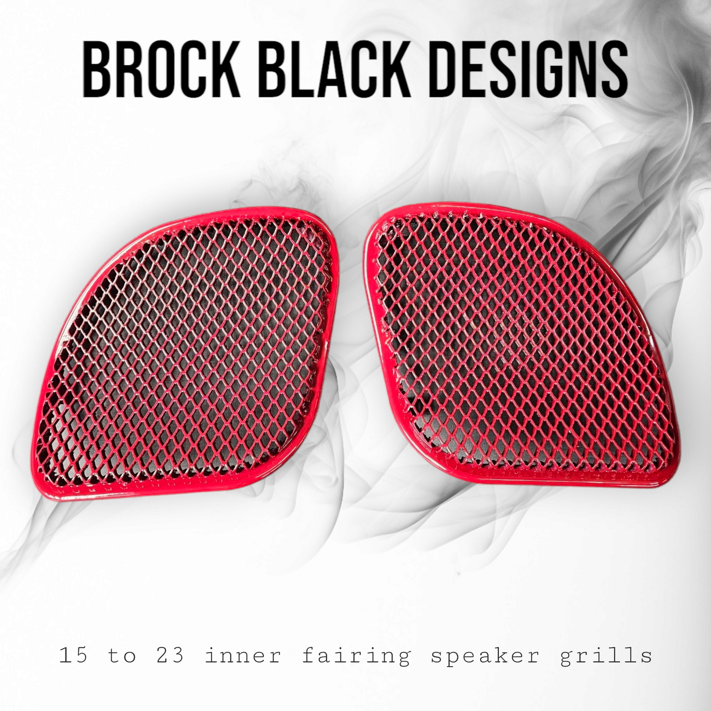 98-2024 Road Glide 3D dragon scales speakers grill covers set