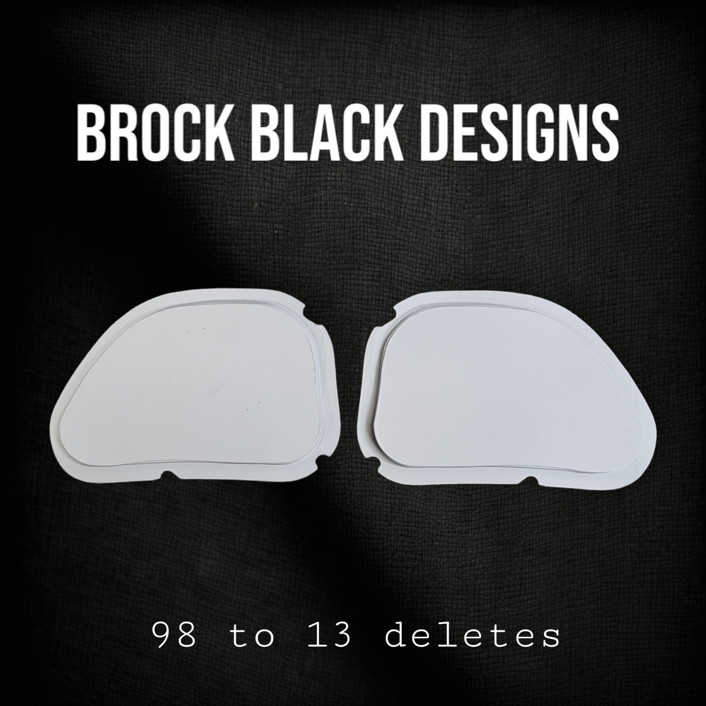 98-2024 Road Glide 3D middle finger speakers grill covers set