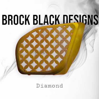 98-2024 Road Glide 3D middle finger speakers grill covers set