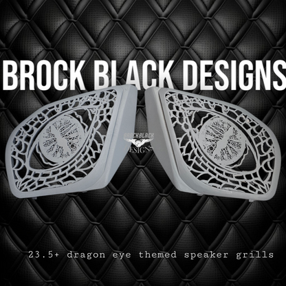 2024+ Road Glide Dragon eye speakers grill covers sets