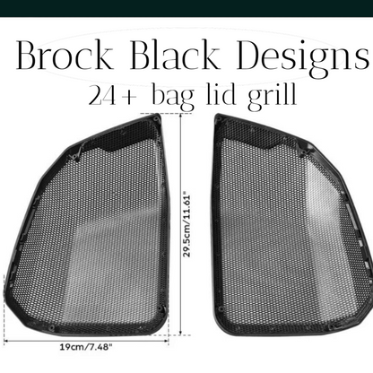 24+ Harley Davidson bag lid Speaker Grill Cover We the People
