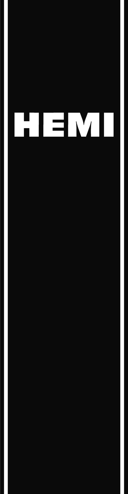 "HEMI" Quarter Panel Decals for 2009-2024 Dodge Ram 1500 (x2)
