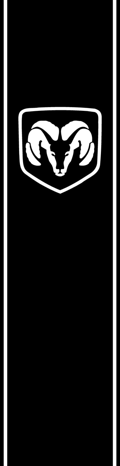 Ram Head Quarter Panel Decals for 2009-2024 Dodge Ram 1500 (x2)