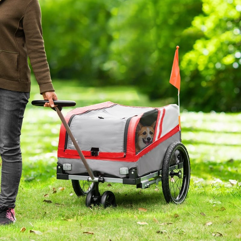 Pet Bike Trailer 2 - in - 1 Travel Stroller - Jaico Online Shop
