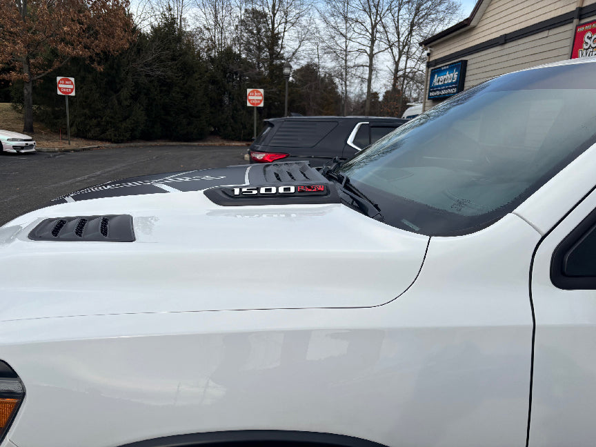 "Rebel" Hood Decal For The 2019-2025 Dodge Ram 1500