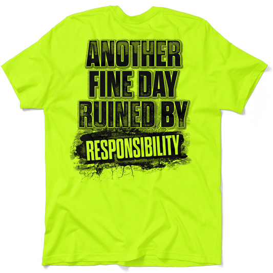 Responsibility - Safety Yellow T-Shirt