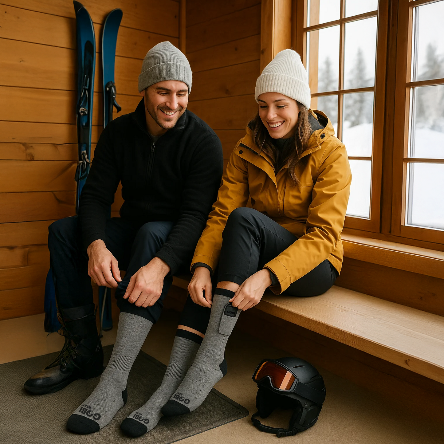 Roam Heated Socks – Unisex Rechargeable Heated Socks with Remote Control