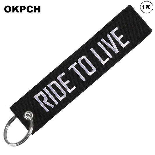 Ride To Live - Motorcycle Keychain