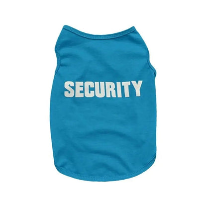 Security Clothing for Dogs Summer Pet T-shirt Costume - Jaico Online Shop