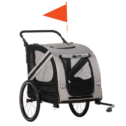 2-In-1 Pet Bike Trailer Stroller