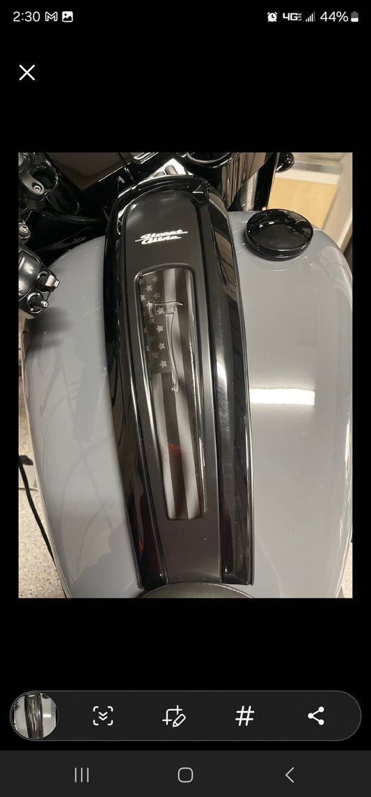 21+ Axe recessed American Flag Console insert