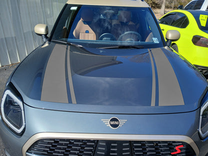 Hood Stripe Decals for 2025 Mini Cooper Sport