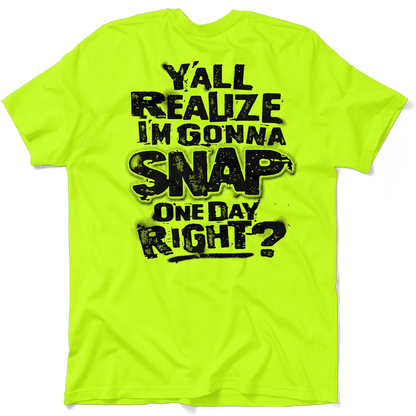 Snap - Safety Yellow T-Shirt